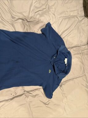 Lacoste Royal Blue Polo with Green Crocodile Patch
